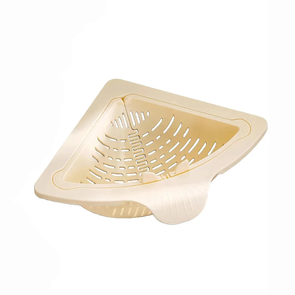 Magnetic Sink Drain Basket Triangle Vegetable and Fruit Drainage Basket Food Waste Filter Collector Kitchen Storage Organizer