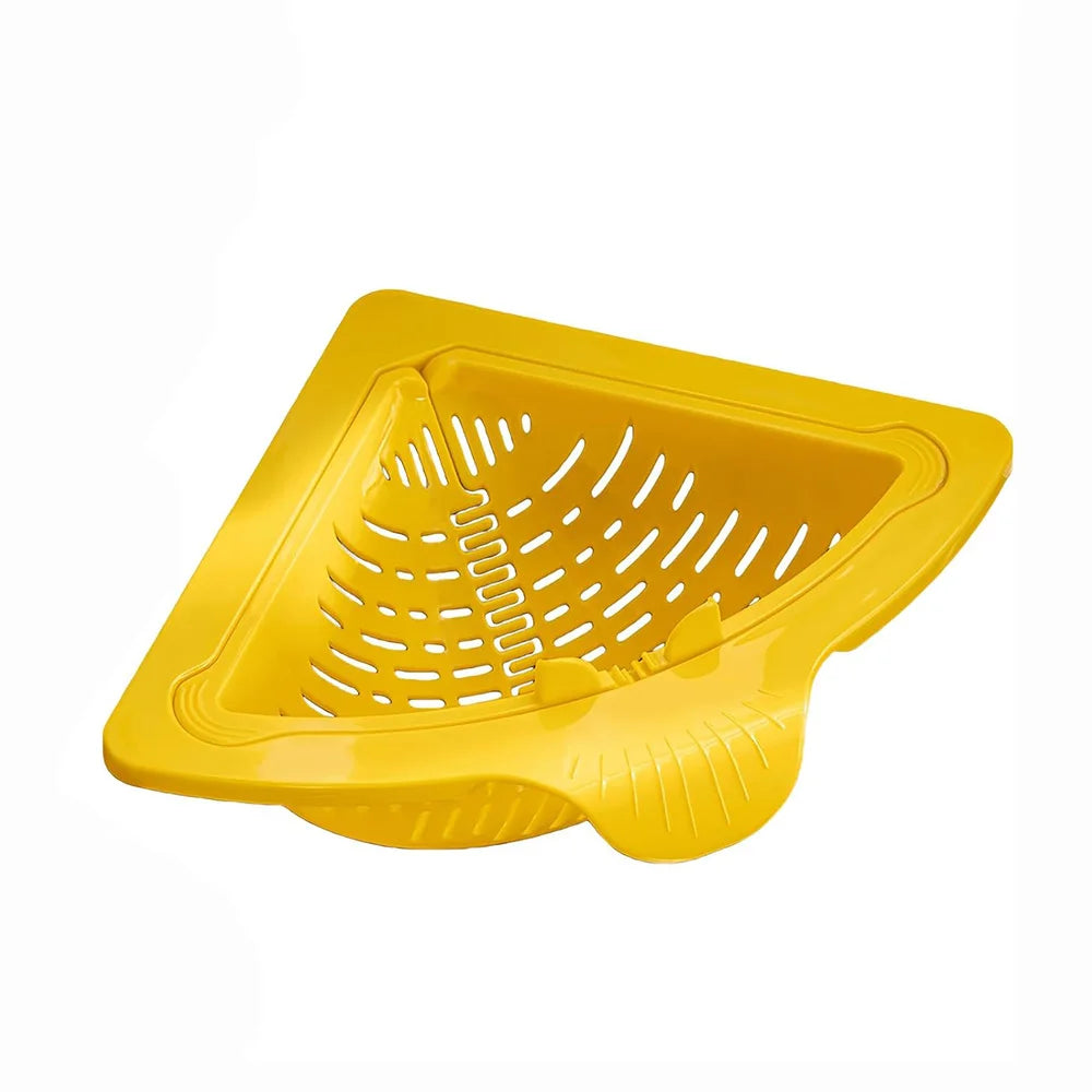 Magnetic Sink Drain Basket Triangle Vegetable and Fruit Drainage Basket Food Waste Filter Collector Kitchen Storage Organizer
